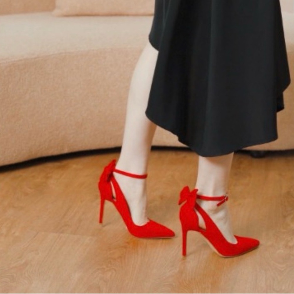 Carcuume Elegant Red High Heels